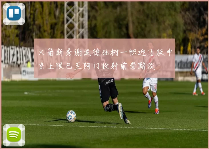 火箭新秀谢泼德独树一帜迎飞跃申京上限已至阿门投射前景黯淡